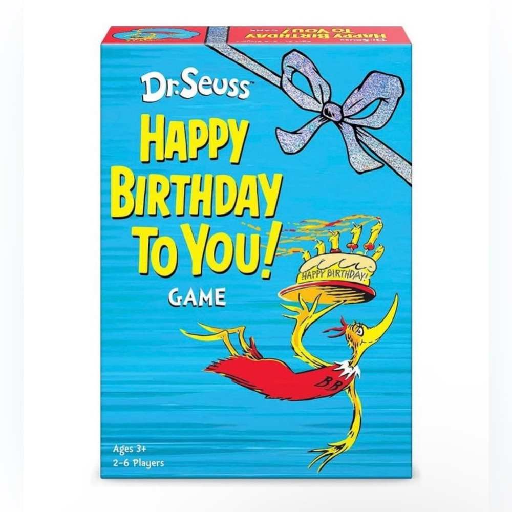 Dr. Seuss Happy Birthday To You! Funko Board Game New Celebrate Race NIB